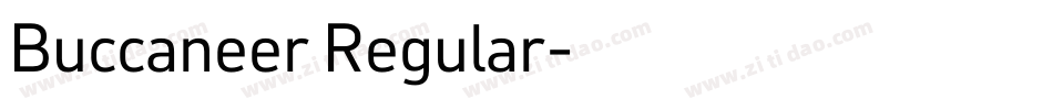 Buccaneer Regular字体转换